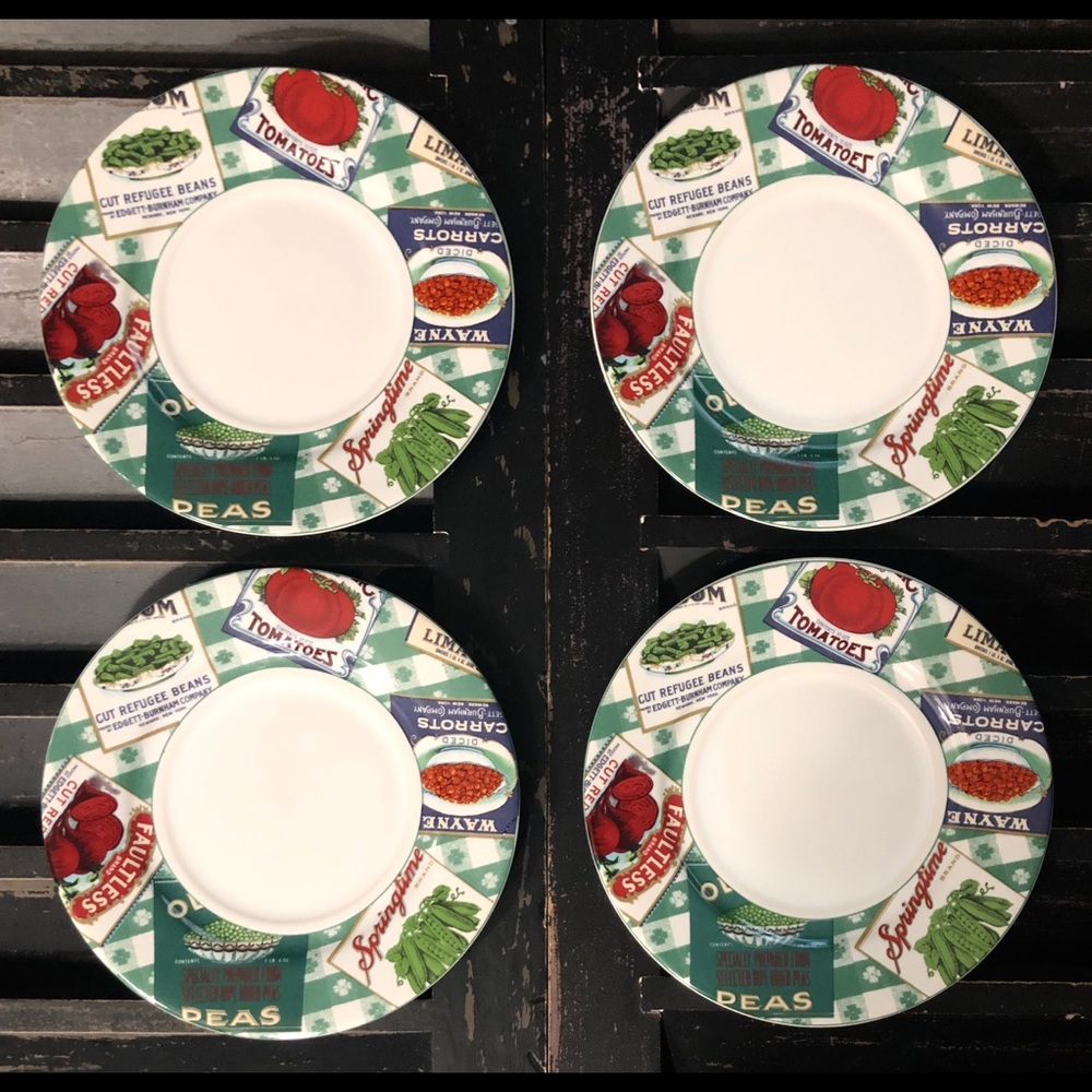 FITZ & FLOYD Habitat Americana 6.5" Saucers